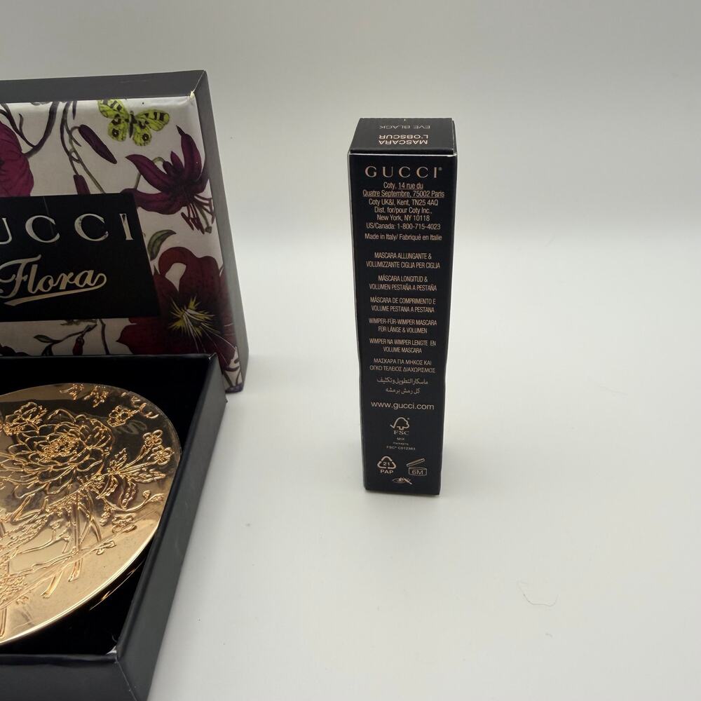 Gucci Flora Compact Mirror & Gucci L’Obscur Mascara Gift Set - Picture 7 of 9